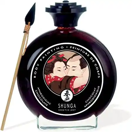 Shunga Pintura Corporal Comestible Chocolate Afrodisíaco 100 Ml