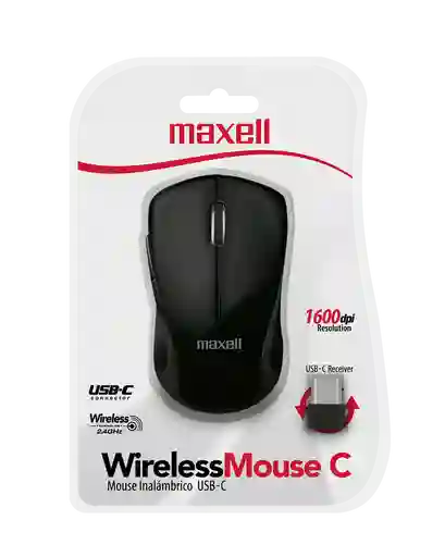 Maxell Mouse Inalambrico Usb Tipo Cmowl-C 1600 Dpi