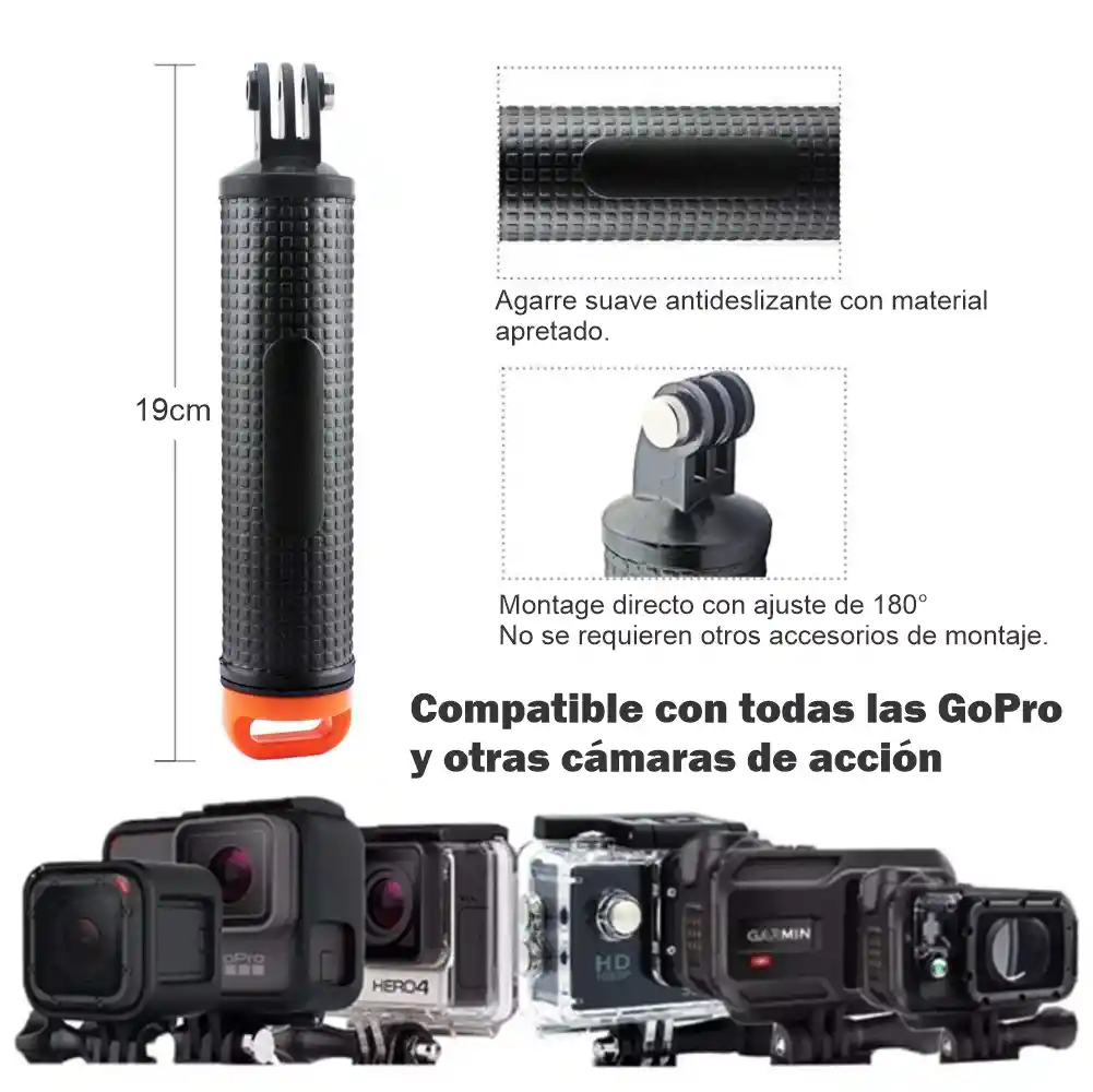 Gopro Soporte Flotante Para Camaras Deportivashero Thieye