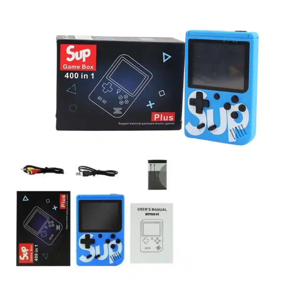 Consola Portatil De Juego Sup Game Box 400 En 1