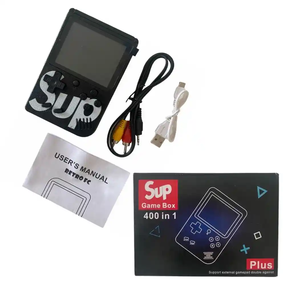 Consola Portatil De Juego Sup Game Box 400 En 1