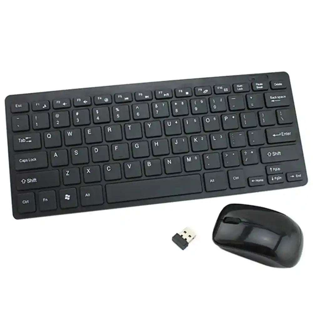 Mini Teclado + Mause Inalambrico Combo Impermeable Usb K-03