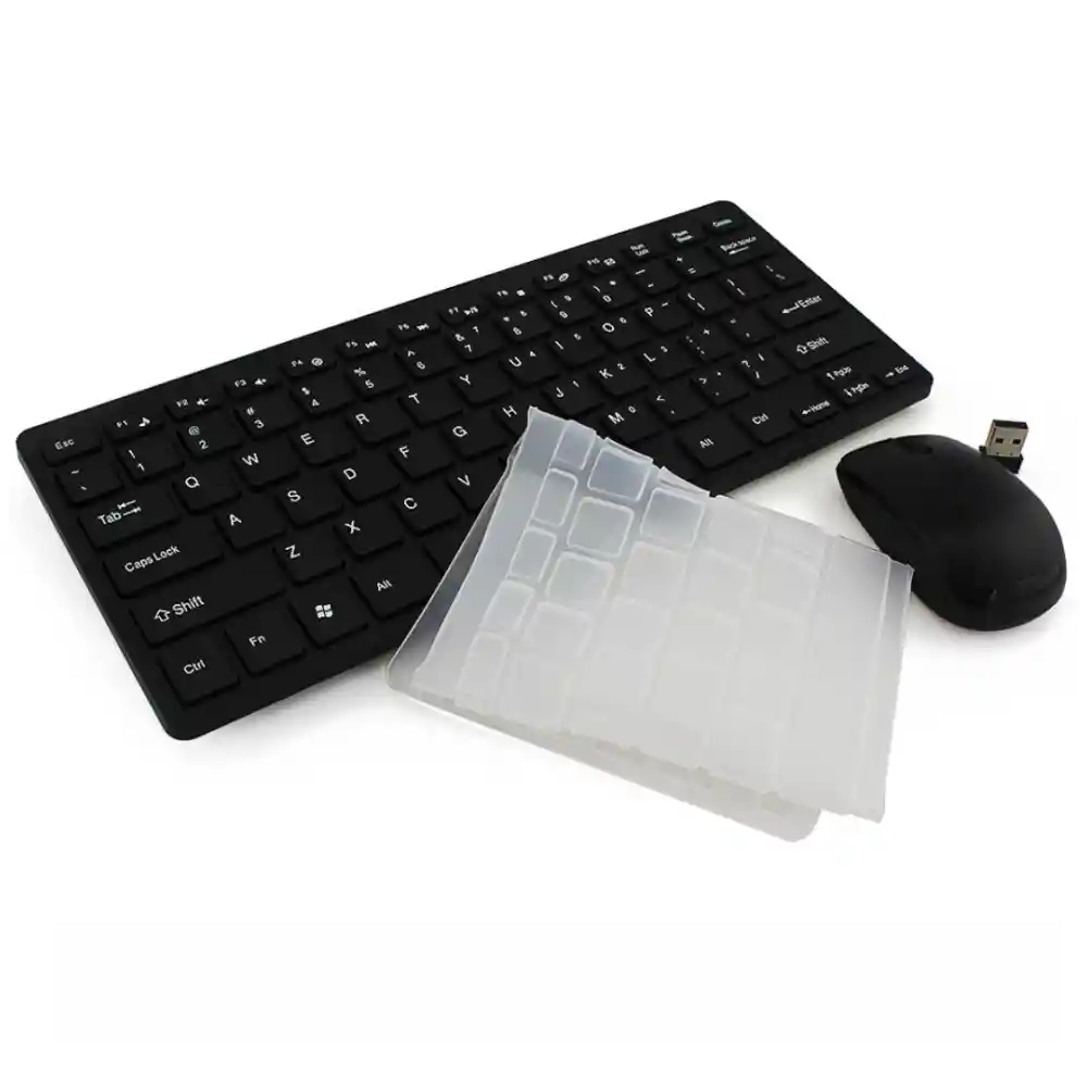 Mini Teclado + Mause Inalambrico Combo Impermeable Usb K-03