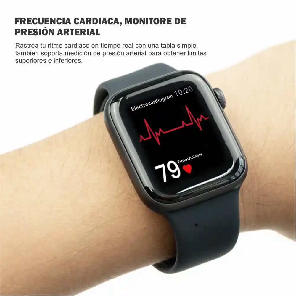 Reloj Inteligente Clon Iwo 10 Mtk25 Serie 5 Apple / Android