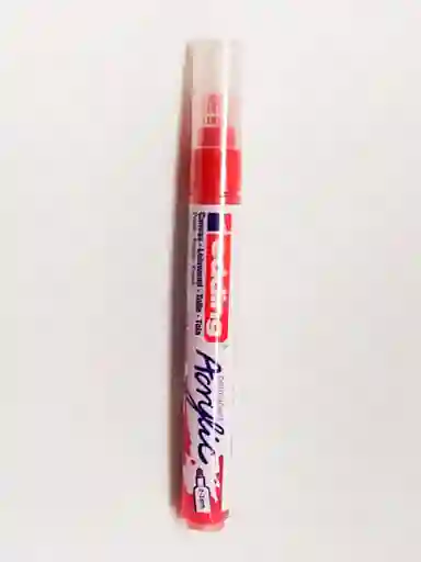Edding Marcador Acrilico Rojo 5100 De Trazo Medio