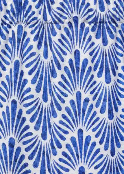 Pantalón Life Azul Talla S Mujer Mango