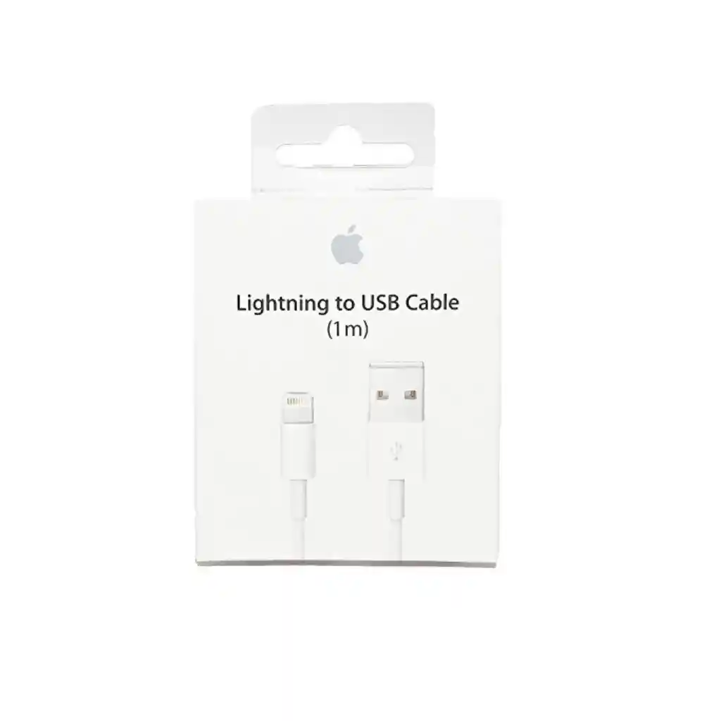 Cable Original Apple Usb A Conector Lightning De 1 Metro