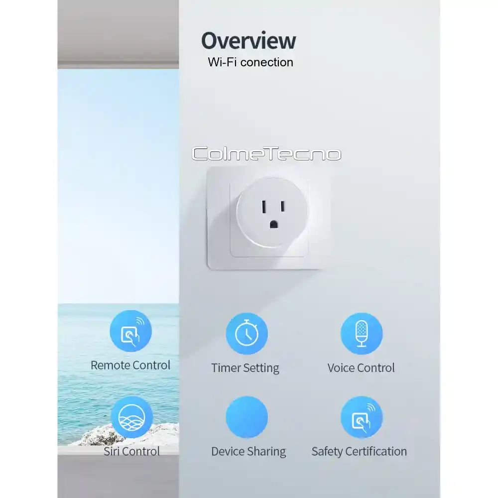 Enchufe Inteligente Wifi Control De Voz Alexa Google Asisten