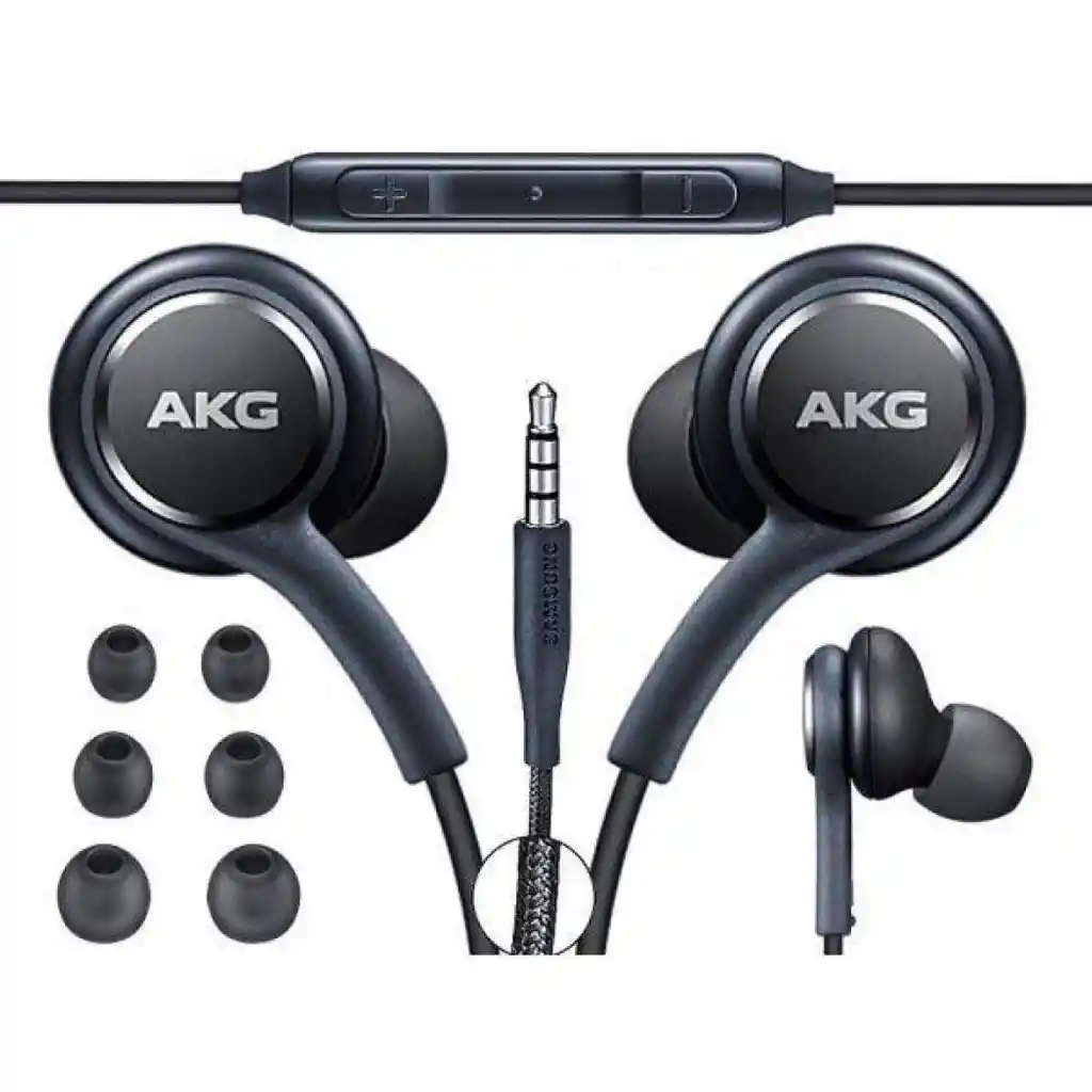 Samsung Audifonos Originalesakg Con Conector De 3.5mm 100% Originales Garantia - Negro