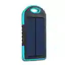 Power Bank Solar Batería Externa Portátil 12.000mah Luz Led