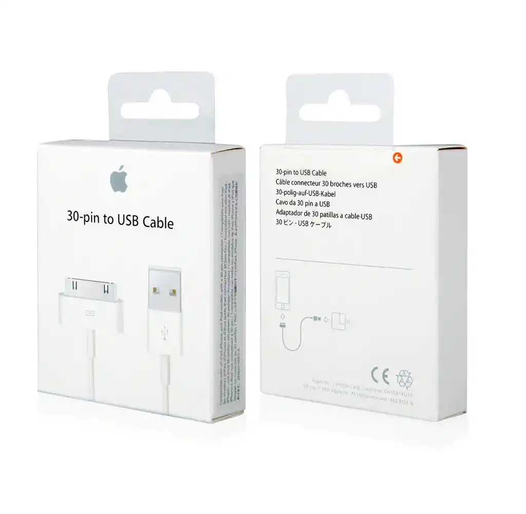 Apple Cable Originalconector 30 Pines A Usb - 1 Metro