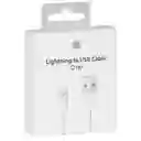 Cable Original Apple Conector Lightning A Usb De 2 Metros