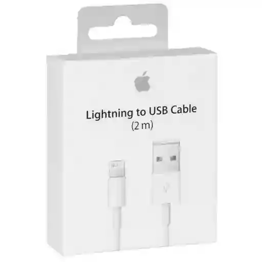 Cable Original Apple Conector Lightning A Usb De 2 Metros