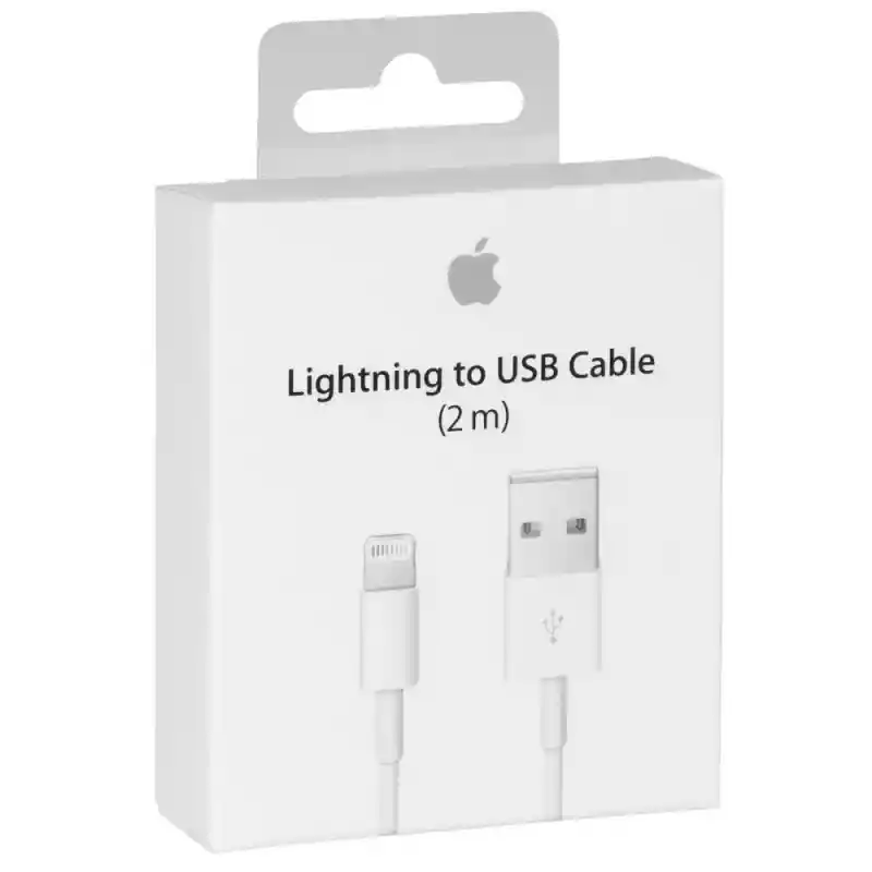 Cable Original Apple Conector Lightning A Usb De 2 Metros