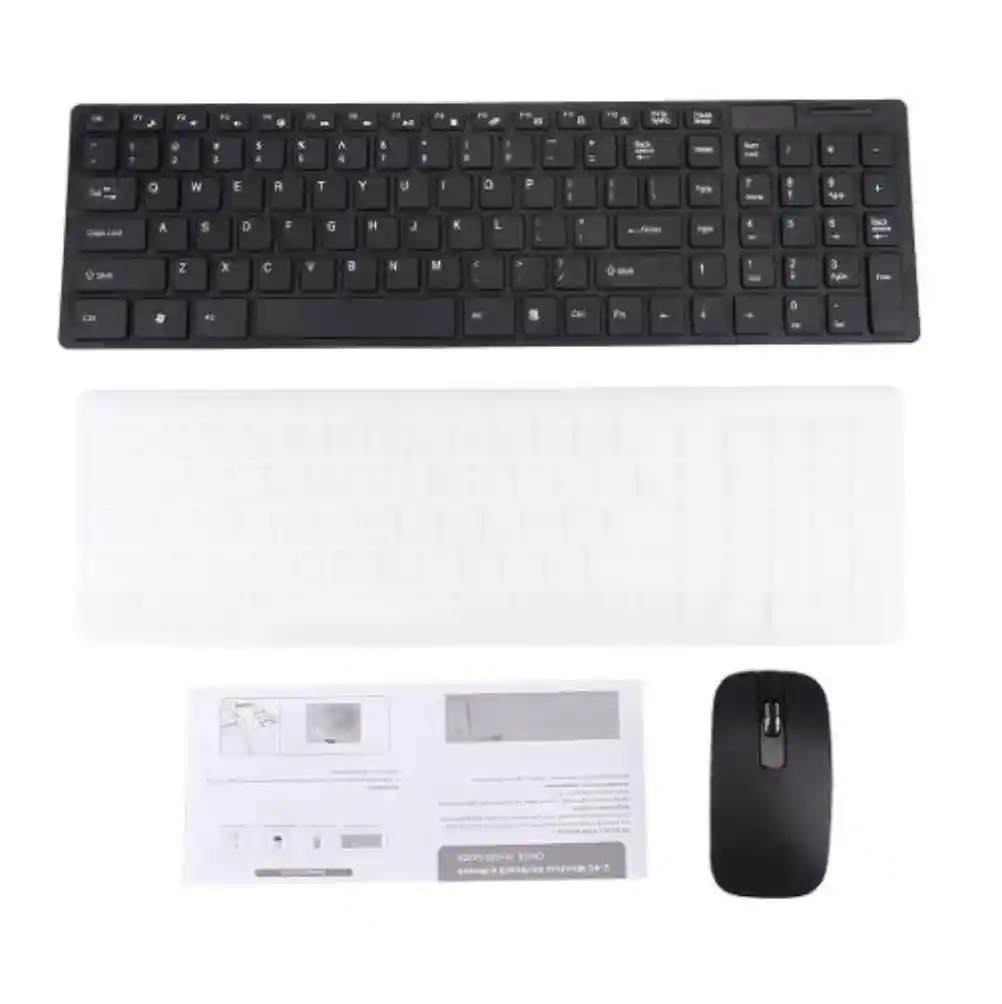 Combo Teclado Numérico Y Mouse Óptico K-06 Inalámbrico Usb