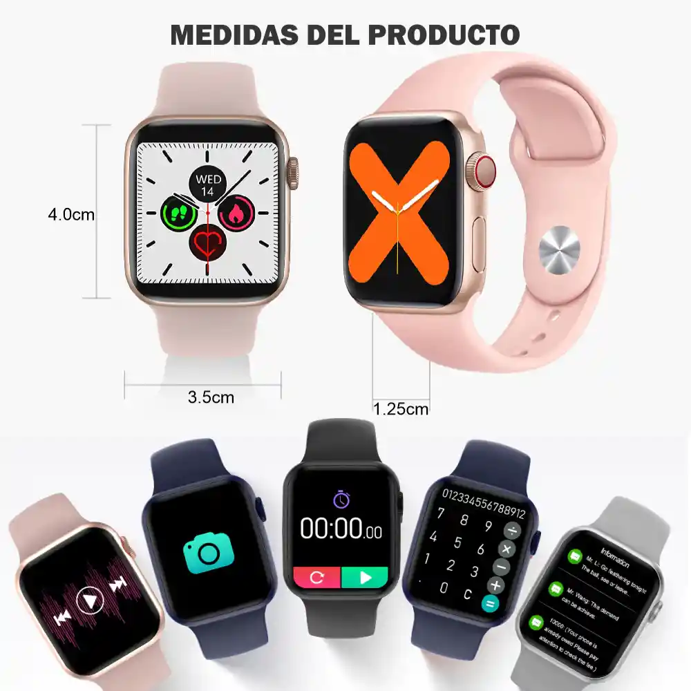 Reloj Inteligente Smartwatch Iwo 13 Serie 5 Ios Android 40mm