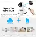 Cámara De Seguridad Inteligente Wifi 720p Robotica V380 Q6