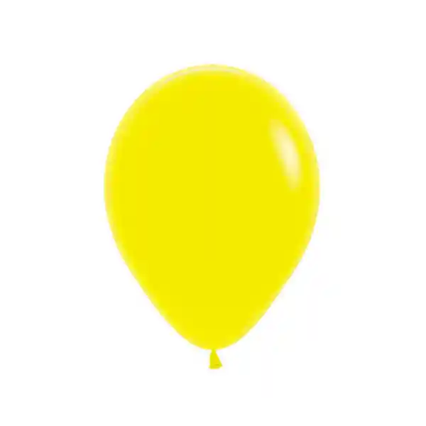 Paquete De Bombas / Globos Amarillo Fashion X 12 Und