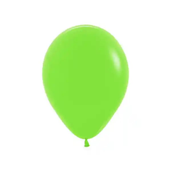 Paquete De Bombas / Globos Verde Lima Fashion X 12 Und