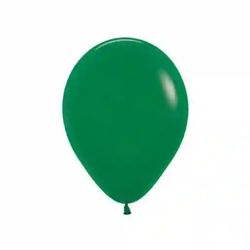 Paquete De Bombas / Globos Verde Selva Fashion X 12 Und