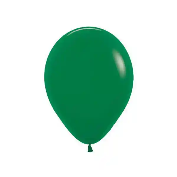 Paquete De Bombas / Globos Verde Selva Fashion X 12 Und