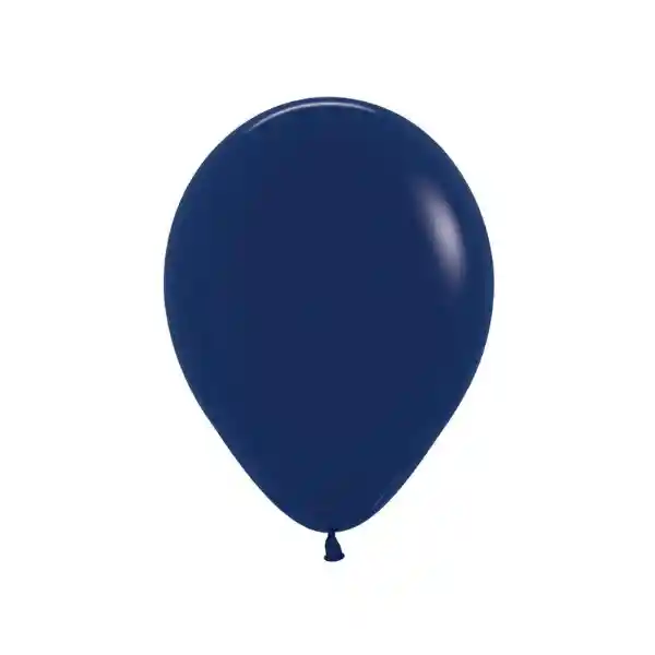 Paquete De Bombas / Globos Azul Naval Fashion X 12 Und