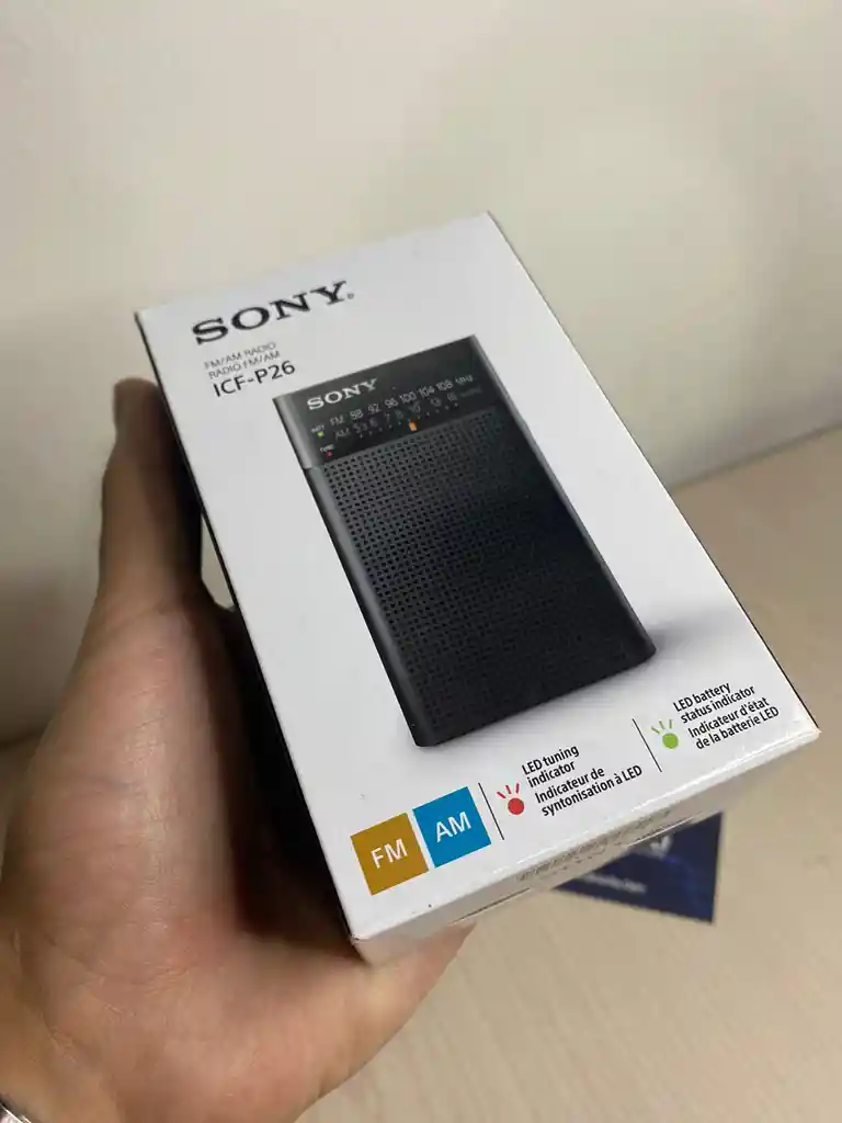 Sony Radio Bolsillooriginal Portable Fm Am Icf-P26