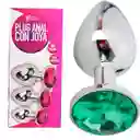 Plug Anal Grande Acostumbrador Dilatador Big Acero Verde