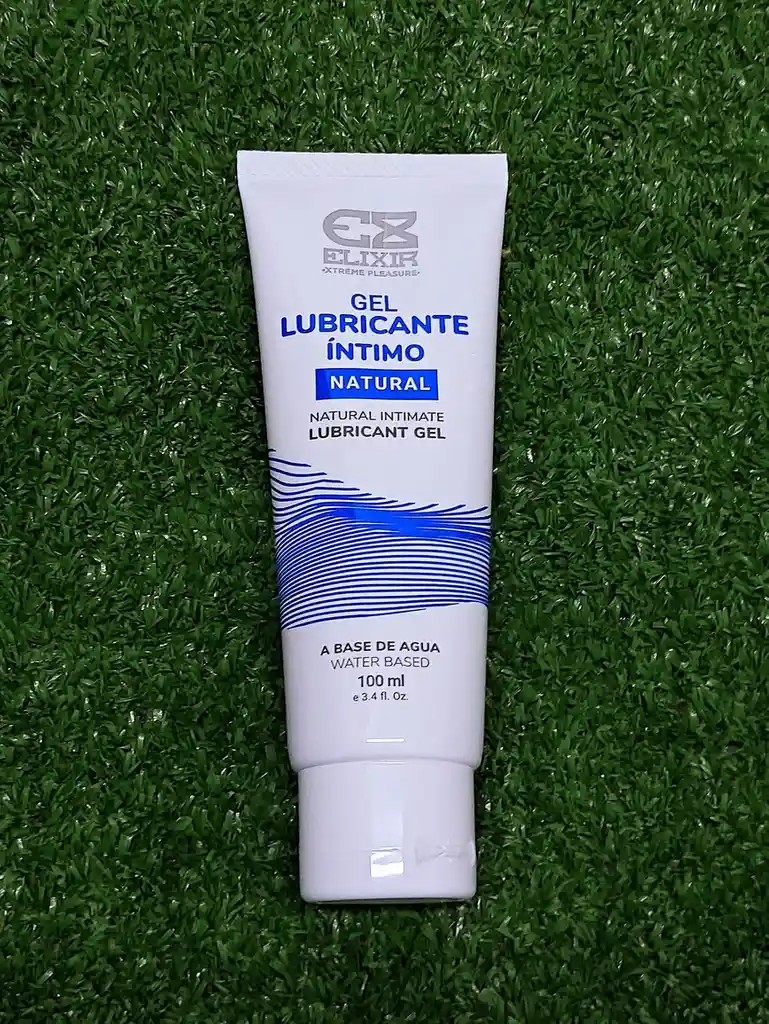 Gel Lubricante Intimo | Natural | A Base De Agua | 100ml | Aroma Neutro | Elixir