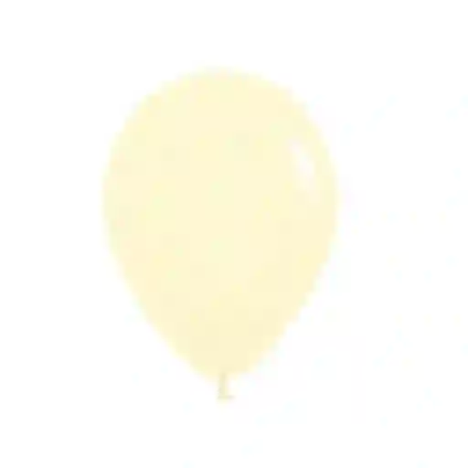 Paquete De Bombas / Globos Amarillo Pastel X 12 Und