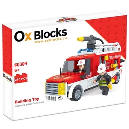 Lego Juguete Ninos Tipoconstruccion Bomberos 210 Piezas