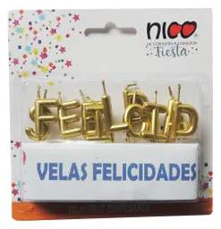 Nico Vela Felicidades Dorada Fiesta