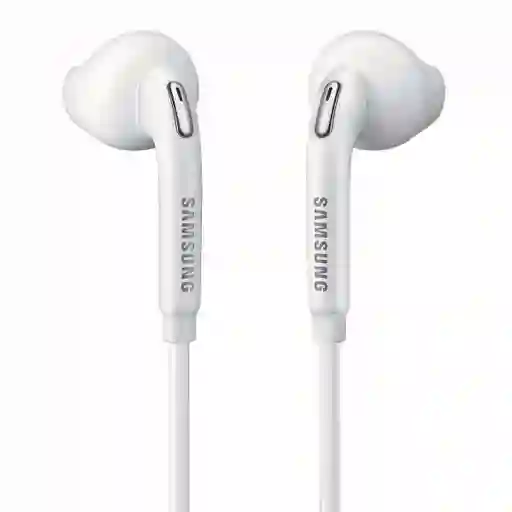 Samsung Audifonos Originaless6 S7 Cable Plano Garantia 3m - Blanco