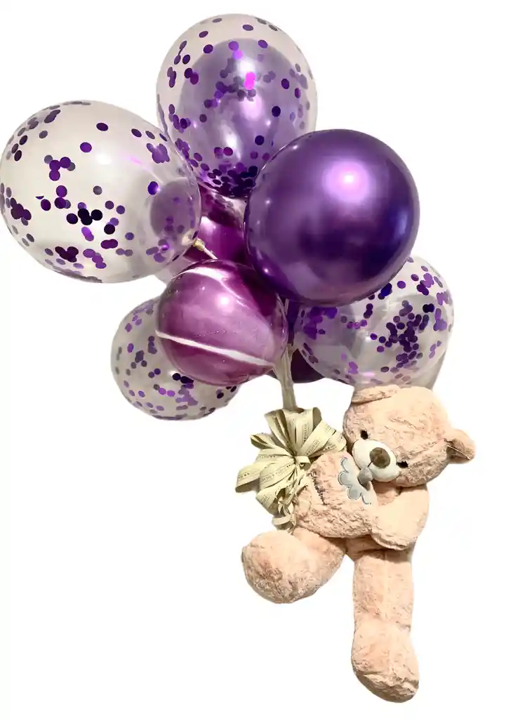 Regalo Globos Y Peluche