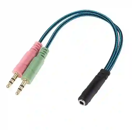 Adaptador Divisor Y 3.5mm 1a2 Auriculares Cable Aux Audio