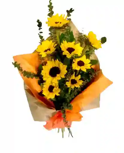 Ramo En Girasoles Para Regalo