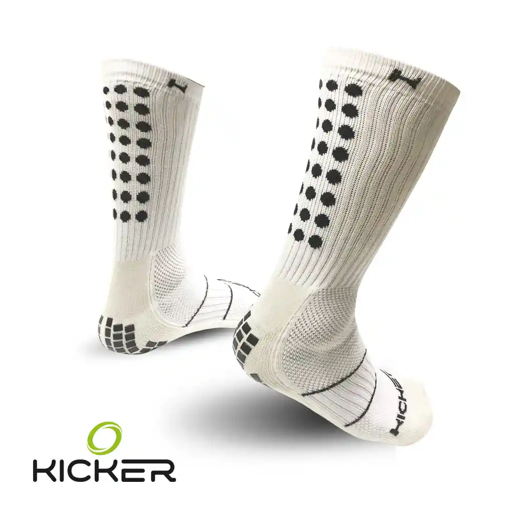 Medias Antideslizantes Kicker Blancas