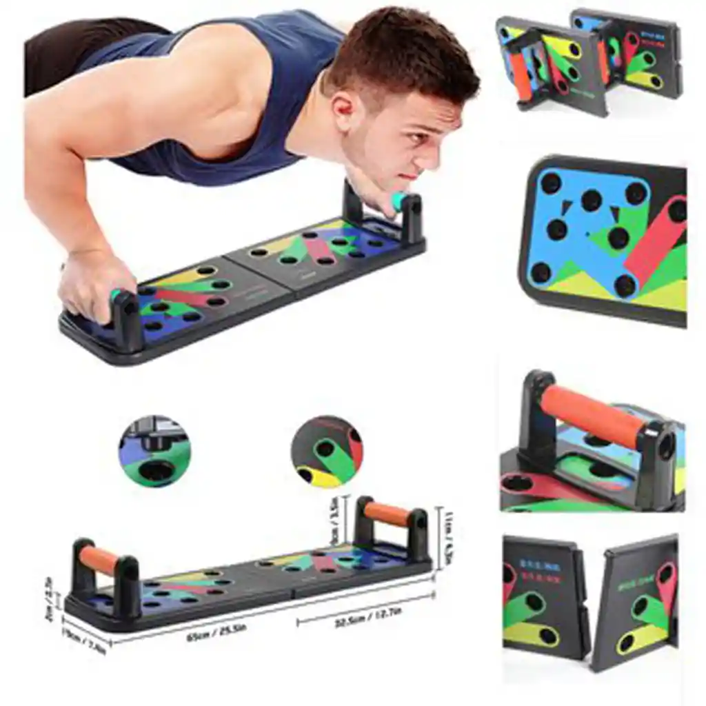 Tabla De Entrenamiento Push Up Sistema Plegable Multifunción