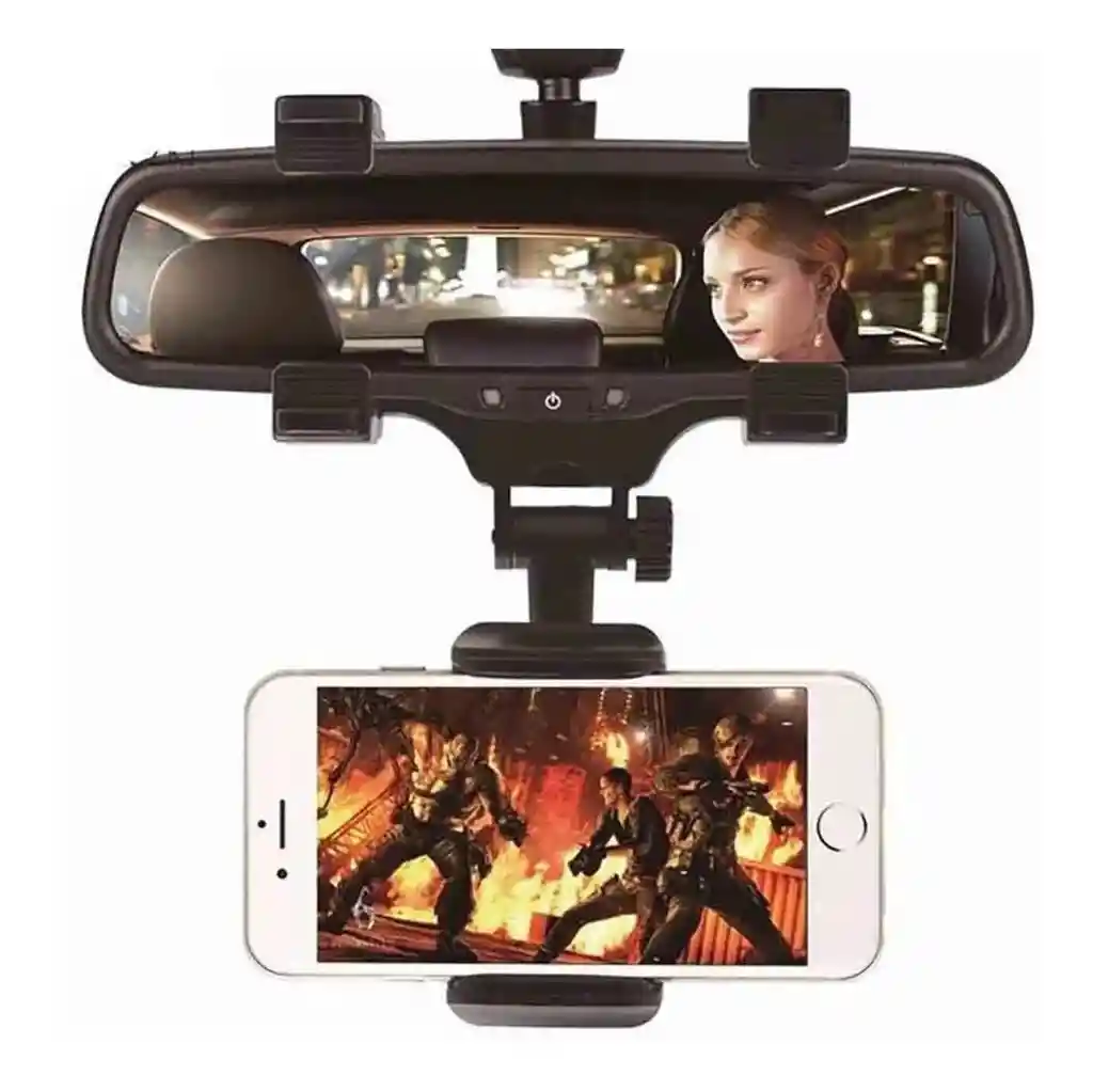 Soporte Holder Para Celular En Espejo Retrovisor De Carro