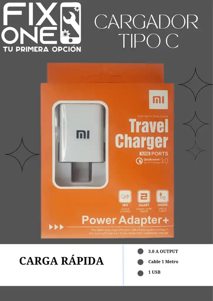 Xiaomi Cargadortipo C