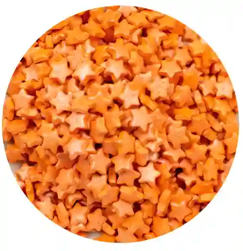 Sprinkles Figura Estrellas Color Naranja.