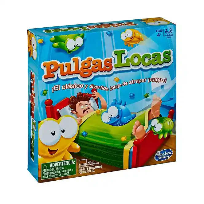 Hasbro Juego De Mesa Pulgas Locasoriginal Ninos