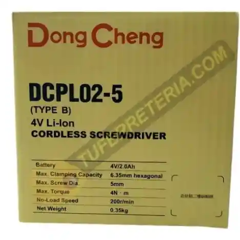 Destornillador Inalambrico Recargable Dongcheng Dcpl02-5