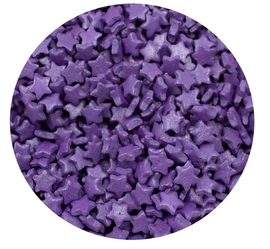 Sprinkles Figura Estrellas Color Violeta.