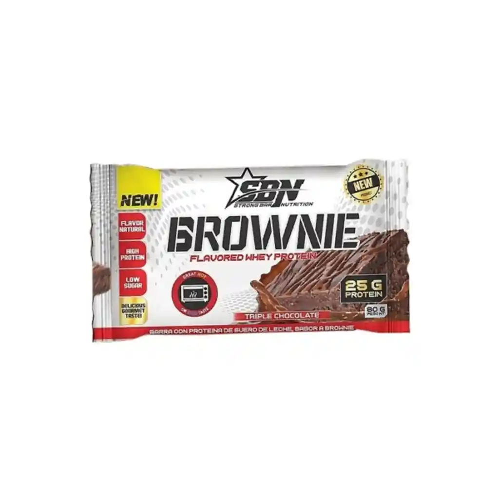 Whey Brownie Flavoredprotein X Unidad Sbn