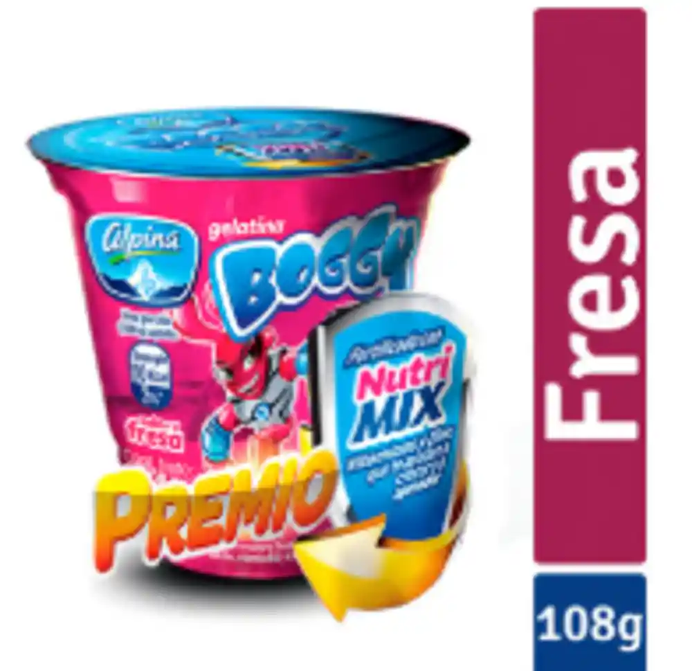 Gelatina Boggi Fresa Sandia Acida Pr