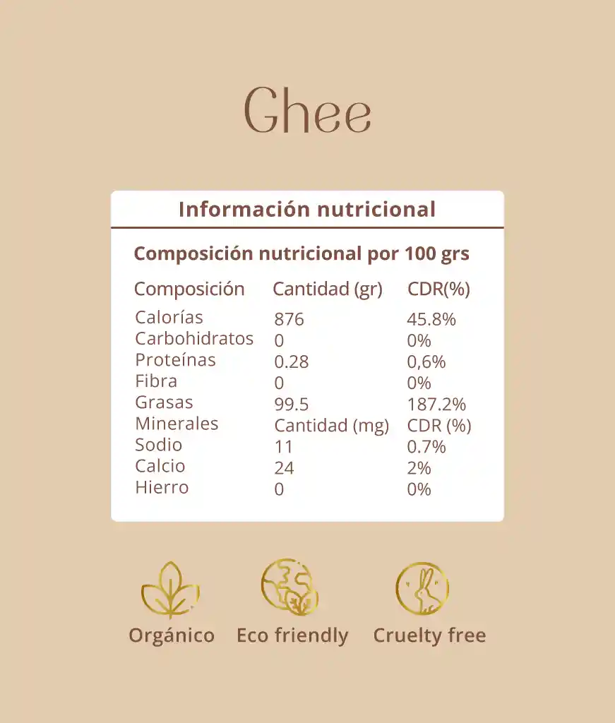 Ghee Mantequilla230Ml