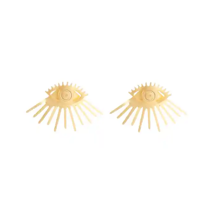 Aretes Ojo Turco Gold