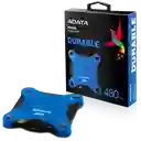 Adata Unidad Solida Externasd600Q 480Gb (Azul)