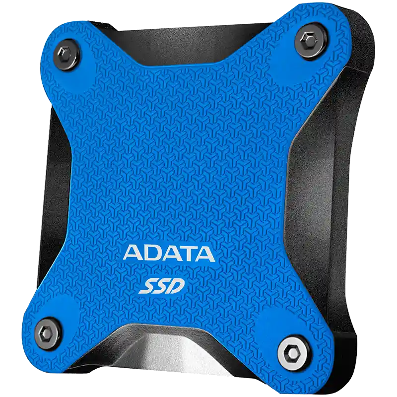 Adata Unidad Solida Externasd600Q 480Gb (Azul)